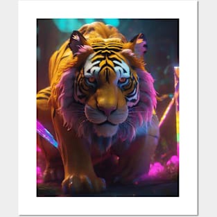 Hunting Tiger Posters and Art